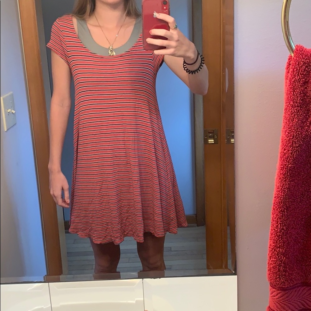 American eagle striped loose fitting summer dress